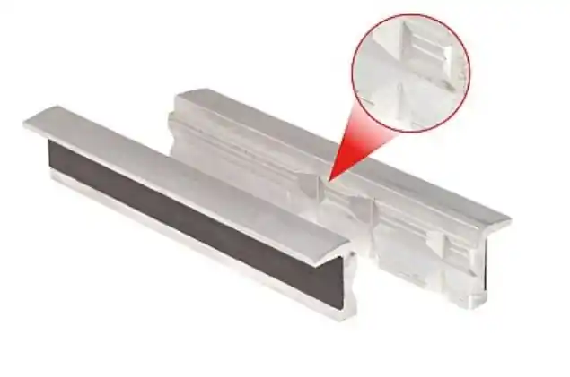 KS Tools 914.0087 Mors de protection en aluminium 140 mm