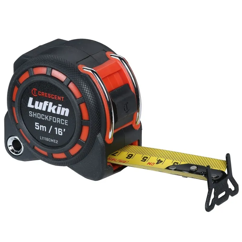 Lufkin L1116CME2 Mètre ruban Shockforce Nighteye 30mmx5m cm/pouce