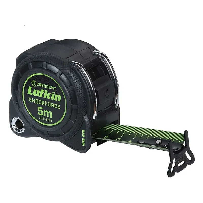 Lufkin L1116BCM Ruban à mesurer Shockforce Nighteye 30mmx5m cm pouce