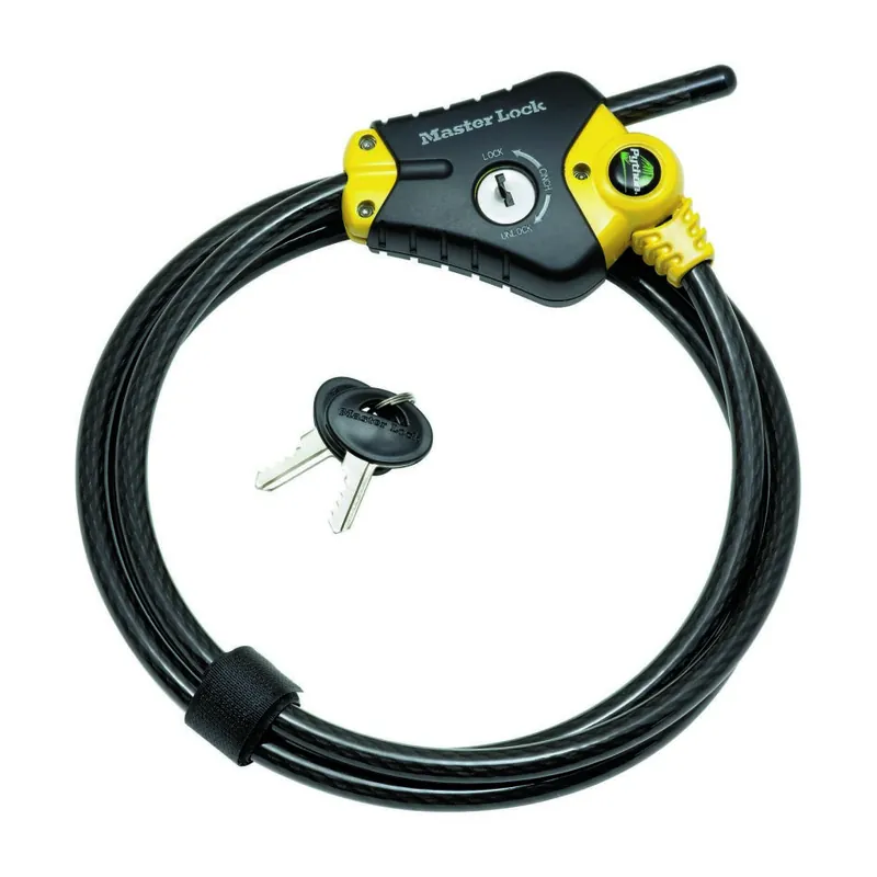 Masterlock 8433EURD Câble de verrouillage, Python, 1,8 m, ø 10 mm