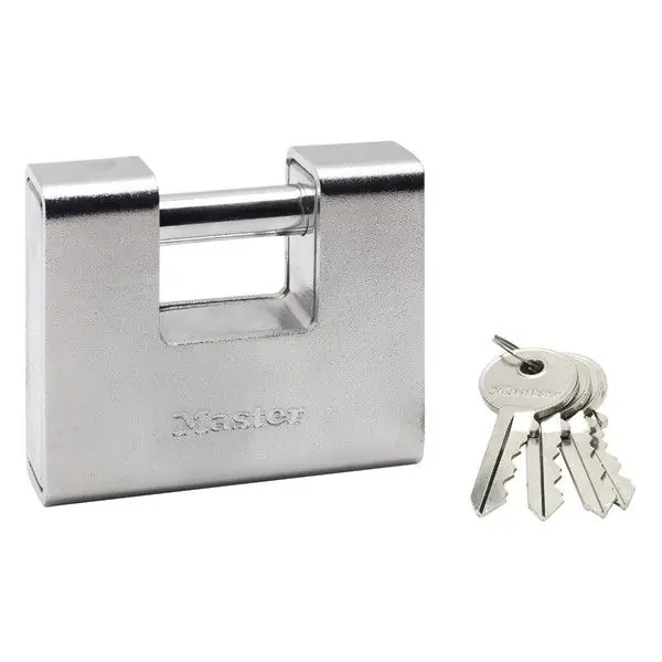 Masterlock 690EURD Cadenas, 90 mm, goupille en acier durci