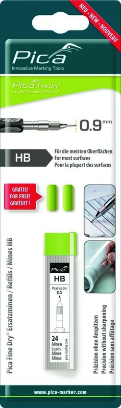 Pica PI7030SB 7030 Recharge sèche fine HB blister