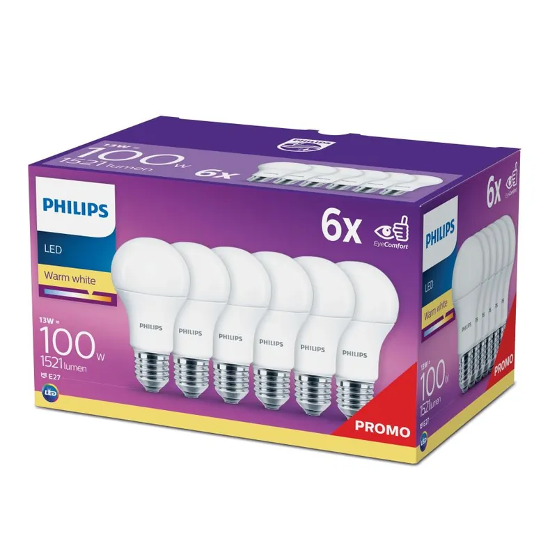Philips P586273 Lampe LED 100 Watt E27 Blanc chaud