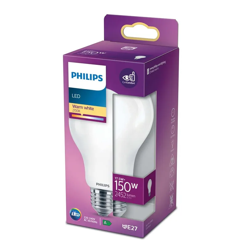 Philips P764579 Lampe classique LED 150 Watt E27 Blanc chaud