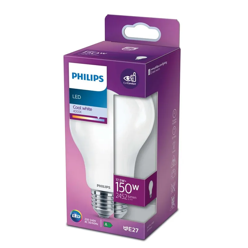Philips P764593 Lampe classique à DEL 150 Watt E27 Blanc froid