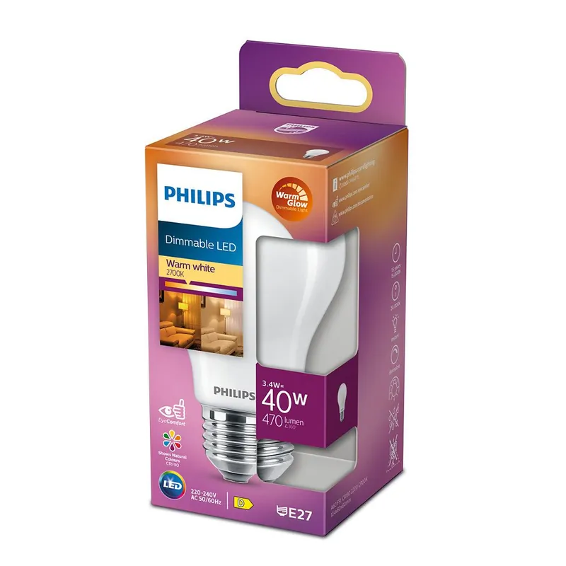 Philips P780074 Lampe classique à DEL 40 Watt E27