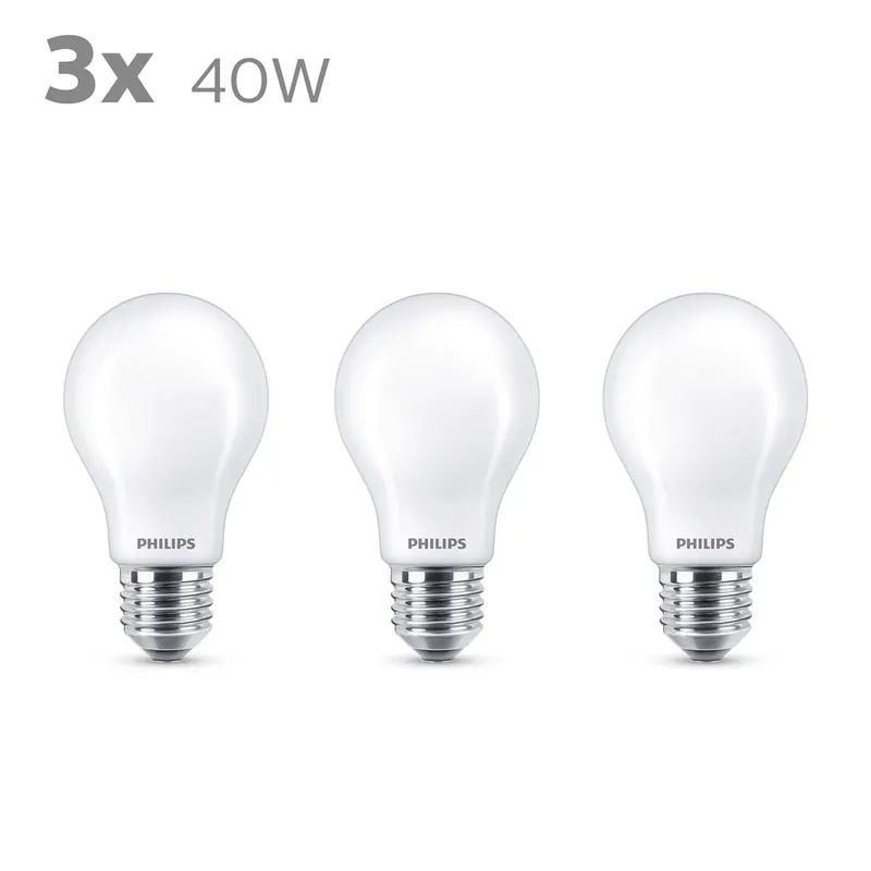Philips P266711 Lampe classique LED 40 Watt E27 blanc chaud