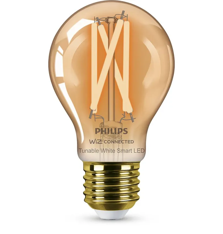Philips P372023 Lampe LED intelligente Filament ambre A60 E27