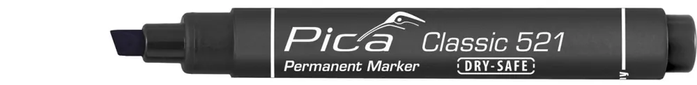Pica PI52146 Marqueur permanent 2-6mm 521/46 Noir 10pcs