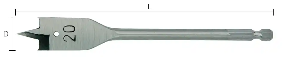 Labor 001-FB000800 Foret rapide Quicklock 8.0x152mm