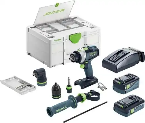 Festool 577621 TPC 18/4 5.0/4.0 I-Set QUADRIVE perceuse à percussion sans fil