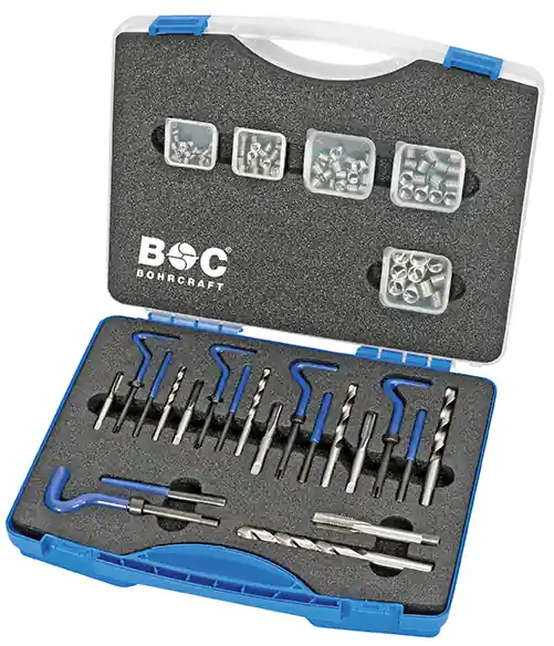 Bohrcraft 46011331512 Kit de réparation de filets GR-512 / M5-M12 / 130 pcs.