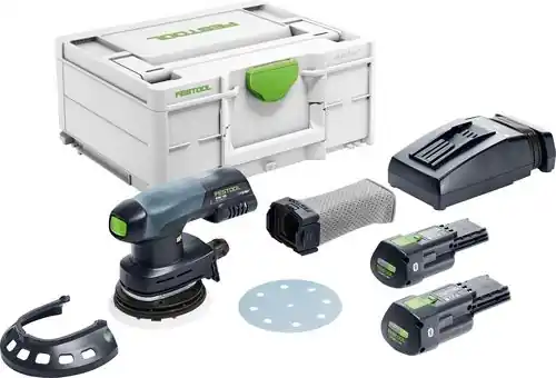 Festool 577694 ETSC 125 3.0 I-Plus ponceuse excentrique sans fil 18V 3.0Ah Li-ion