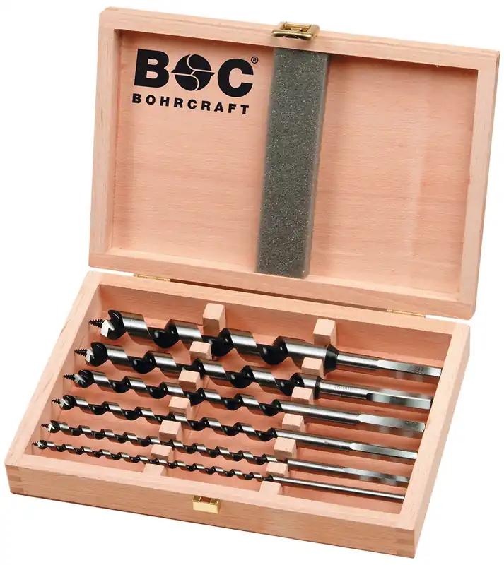 Bohrcraft 32001450646 Jeu de forets hexagonaux pour tuyaux SB460 // 10-12-14-16-18-20x460 mm / 6-ply