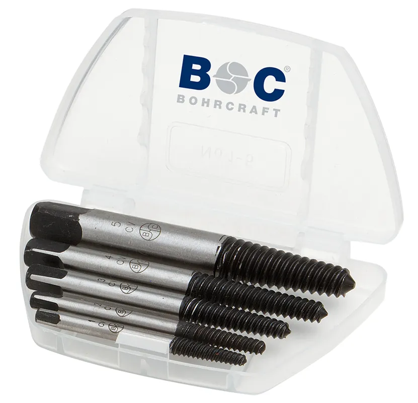 Bohrcraft 97001430005 Tournevis SE5 CV, 5 pièces taille 1-5 (M3 - M8)