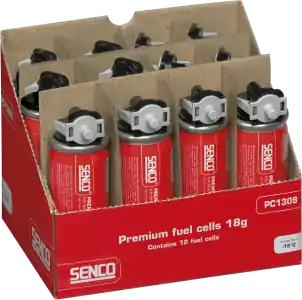 Senco Accessoires PC1309P Cartouches de gaz polaire 18 grammes 12 pièces