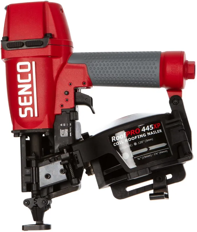 Senco 8V2001N RoofPro 445XPP Cloueur pneumatique pour clous en rouleaux 19-44 mm