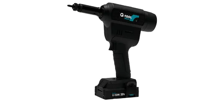 Q-Tool 0503QN12XL N12XL Batterie Riveteur aveugle 20 Volt 2.0 Ah Li-ion M4-M12