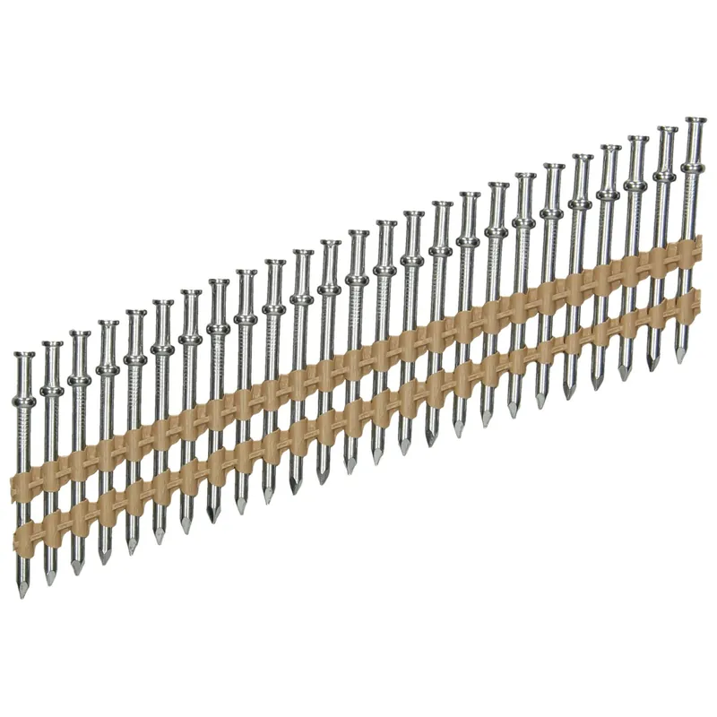 HIKOKI Accessoires 4100443 Clous duplex 3.3X89/77mm, 21° lisse, reliés en plastique (2,000 pcs)