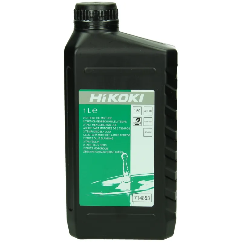 HIKOKI Accessoires 714853 Huile de mélange 2 temps 1 litre