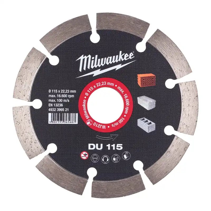 Milwaukee Accessoires 4932399521 Disque diamanté DU 115