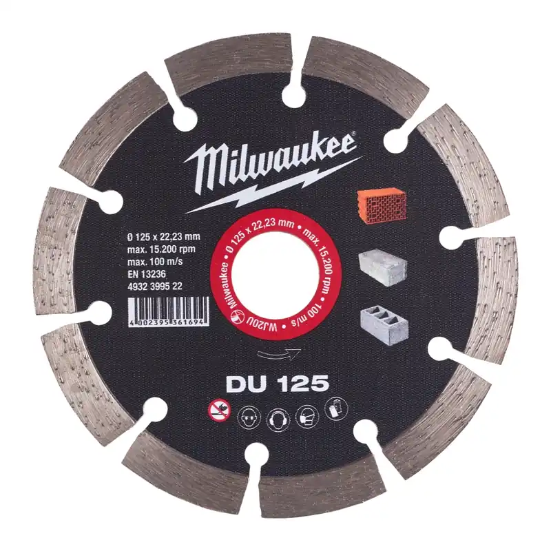 Milwaukee Accessoires 4932399522 Disque diamanté DU 125