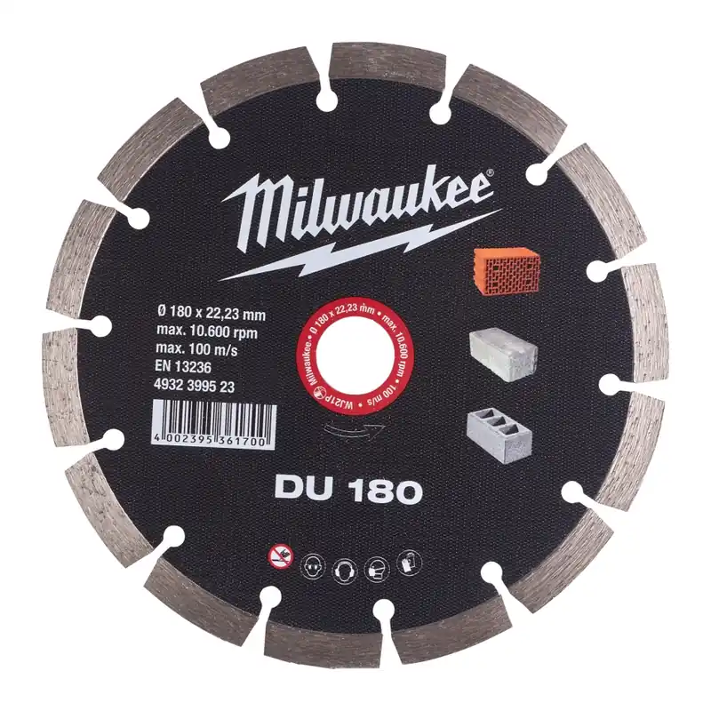 Milwaukee Accessoires 4932399523 Disque de coupe diamanté DU 180