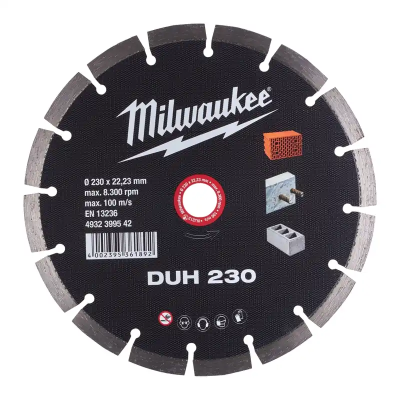 Milwaukee Accessoires 4932399542 Disque à découper diamanté DUH 230