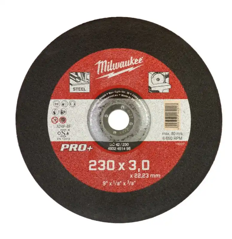 Milwaukee Accessoires 4932451498 Disque à découper les métaux SC42 230 x 3 PRO+