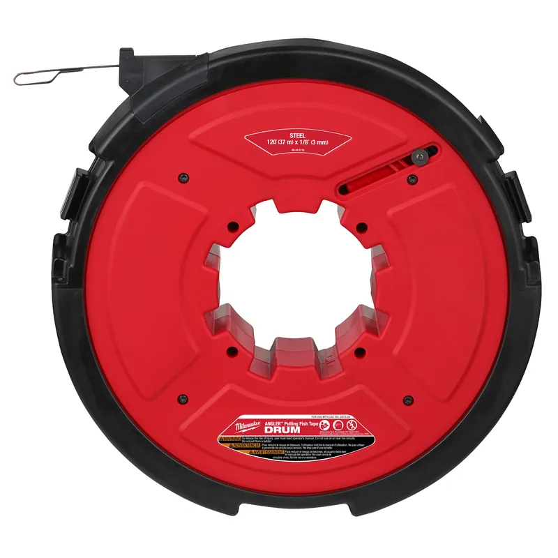 Milwaukee Accessoires 48445176 120""‘""‘ Tambour de câble de traction en acier 1/8"""
