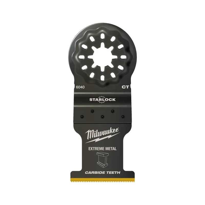 Milwaukee Accessoires 48906040 Starlock - OMT SL Lame plongeante M TCTTi 35x32mm - 1 pièce
