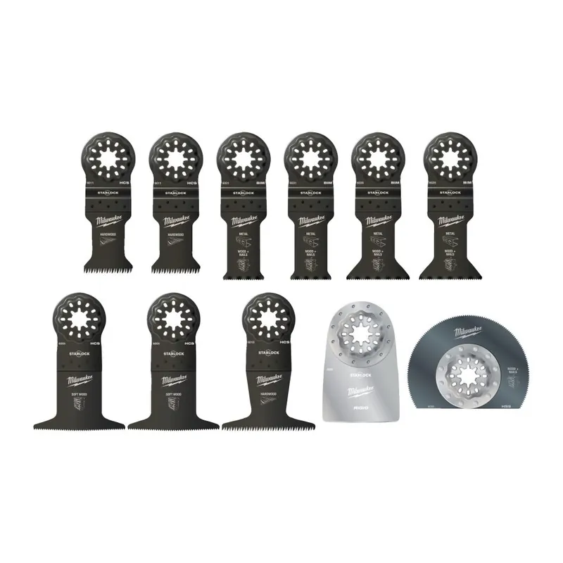 Milwaukee Accessoires 48906090 Starlock - Set OMT General Set - 11 pièces