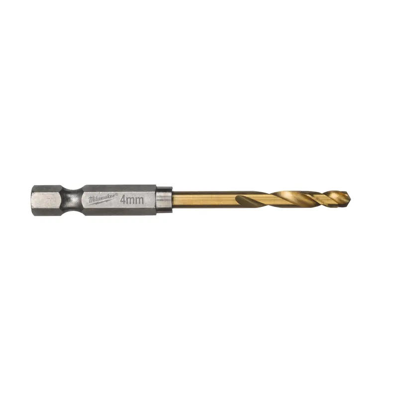 Milwaukee Accessoires 4932478178 Foret à métaux SWave HSS-G TiN 4x71mm - 10 pièces