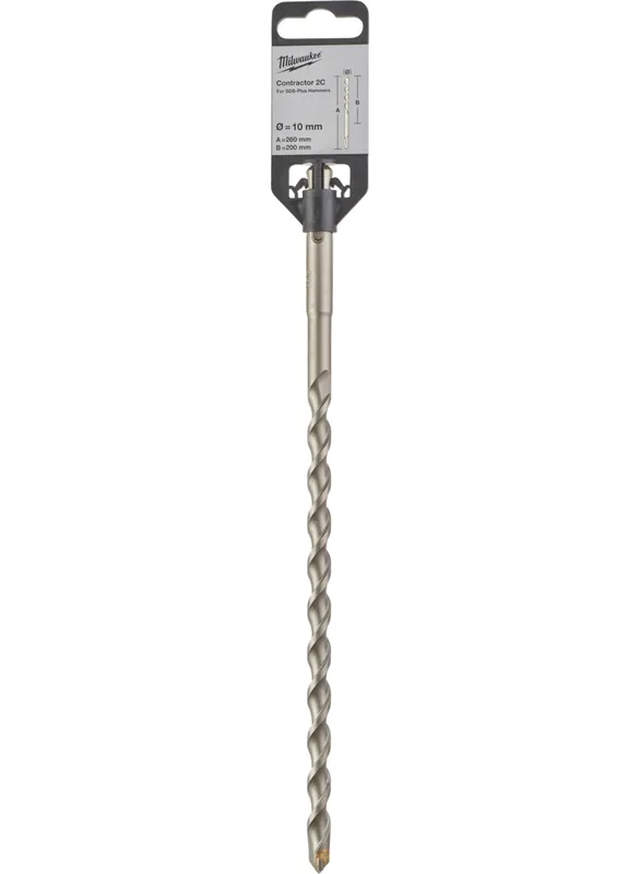 Milwaukee Accessoires 4932471235 SDS+ Contractor 2-cutter 10 x 260 mm