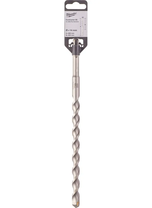 Milwaukee Accessoires 4932471271 SDS+ Contractor 2-cutter 14 x 260 mm