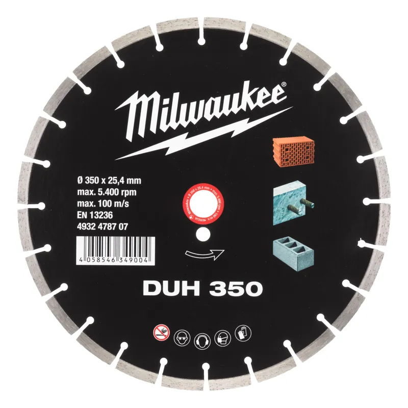 Milwaukee Accessoires 4932478707 Lame diamantée haute performance - CIS Professional DUH 350 mm - 1 pièce