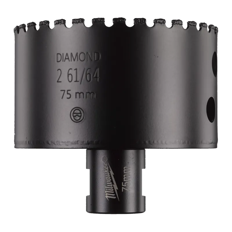 Milwaukee Accessoires 4932478286 M14 mèche diamantée 75mm