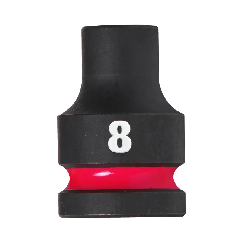 Milwaukee Accessoires 4932480302 SHOCKWAVE™ Capuchon de puissance 1/2" court 8 mm - 1 pièce
