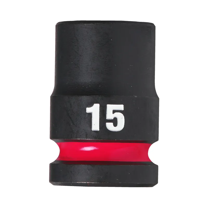 Milwaukee Accessoires 4932480309 SHOCKWAVE™ Capuchon de puissance 1/2" court 15 mm - 1 pièce