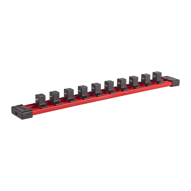Milwaukee Accessoires 4932480448 Douilles hexagonales Rail avec clips 1/2" 350 mm