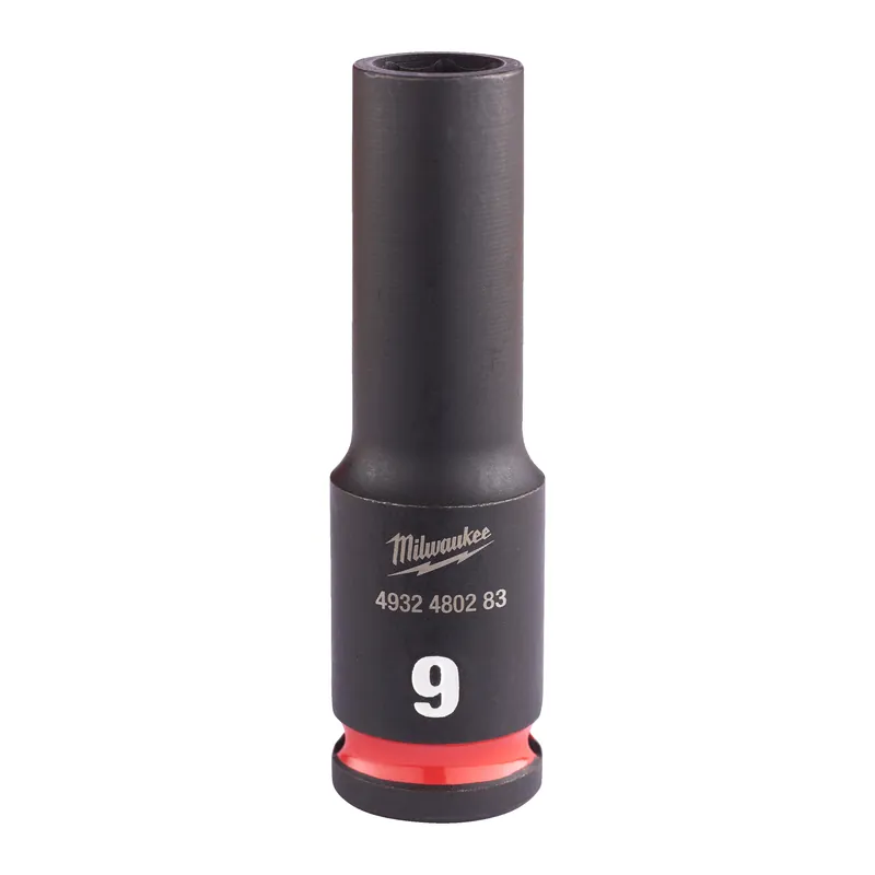 Milwaukee Accessoires 4932480283 Shockwave Impact Duty 3/8" Capuchon d‘impact long 9 mm