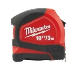 Milwaukee Accessoires 48226602 Mètre ruban avec LED 3mx12mm