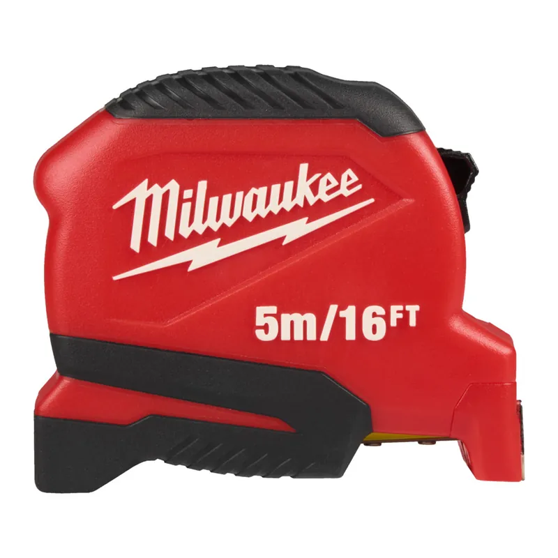 Milwaukee Accessoires 4932498779 Mètre à ruban Compact GEN II 16ft / 5 m x 25 mm