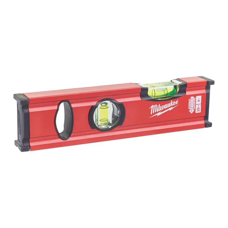 Milwaukee Accessoires 4932472091 Niveau à bulle Slim box 20 cm