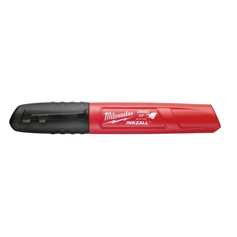 Milwaukee Accessoires 48223103 INKZALL™ Marqueur à pointe biseautée Noir