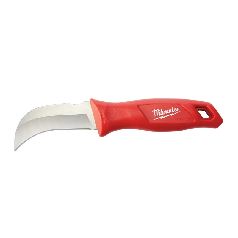 Milwaukee Accessoires 4932464829 Couteau Hawkbill avec lame fixe courbée