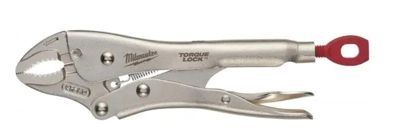 Milwaukee Accessoires 4932471732 7" Pince de préhension avec pince de blocage Mâchoires courbes 170 mm