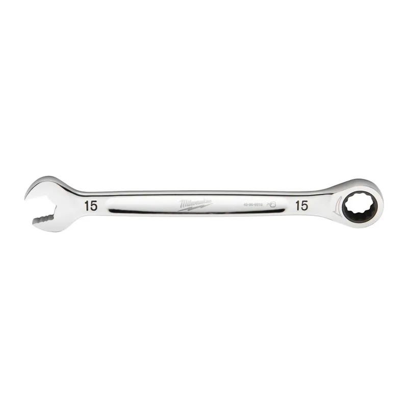 Milwaukee Accessoires 4932471508 MAX BITE™ Clé à cliquet métrique 15 mm