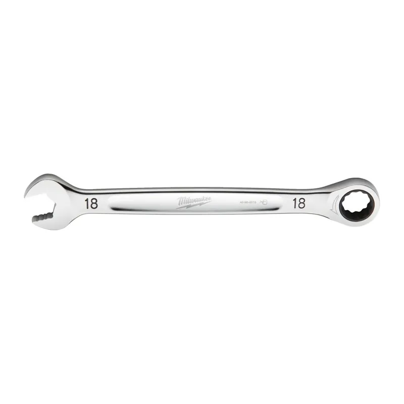Milwaukee Accessoires 4932471511 MAX BITE™ Clé à cliquet métrique 18 mm