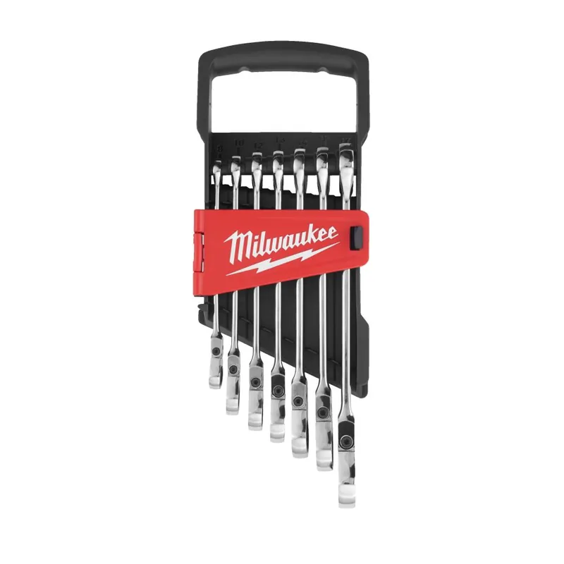 Milwaukee Accessoires 4932478557 MAX BITE™ Flex Insert Ratchet Wrench Set - 7 pc